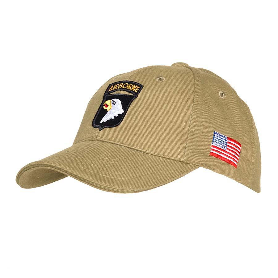 101 Airborne Cap Khaki-1201-a